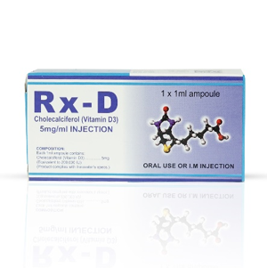 Rx-D Injection (Vit D3) - Human Injectables by Star Laboratories